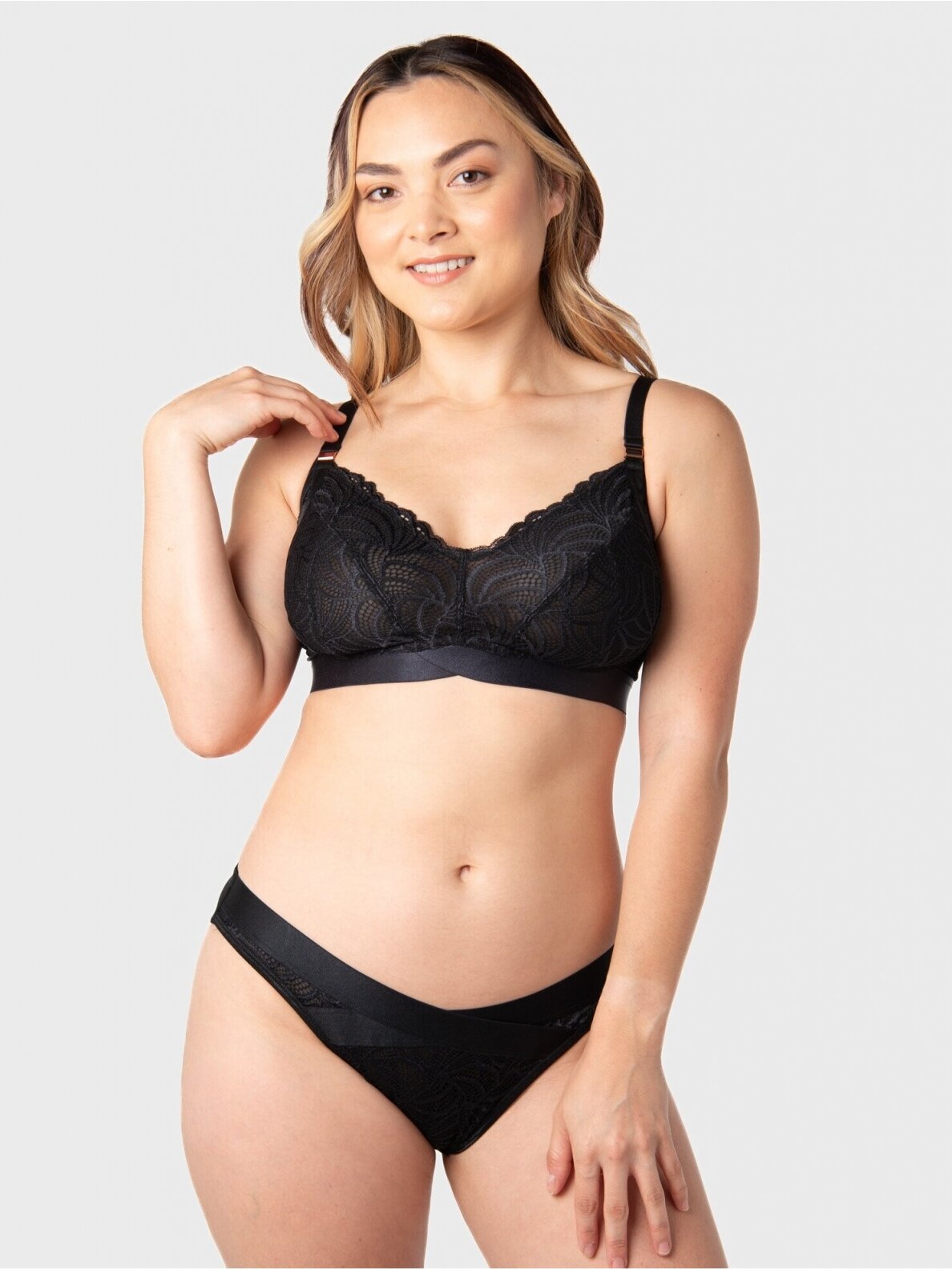 Nursing bra Recycled Warrior Soft Cup, HotMilk (Black) 2