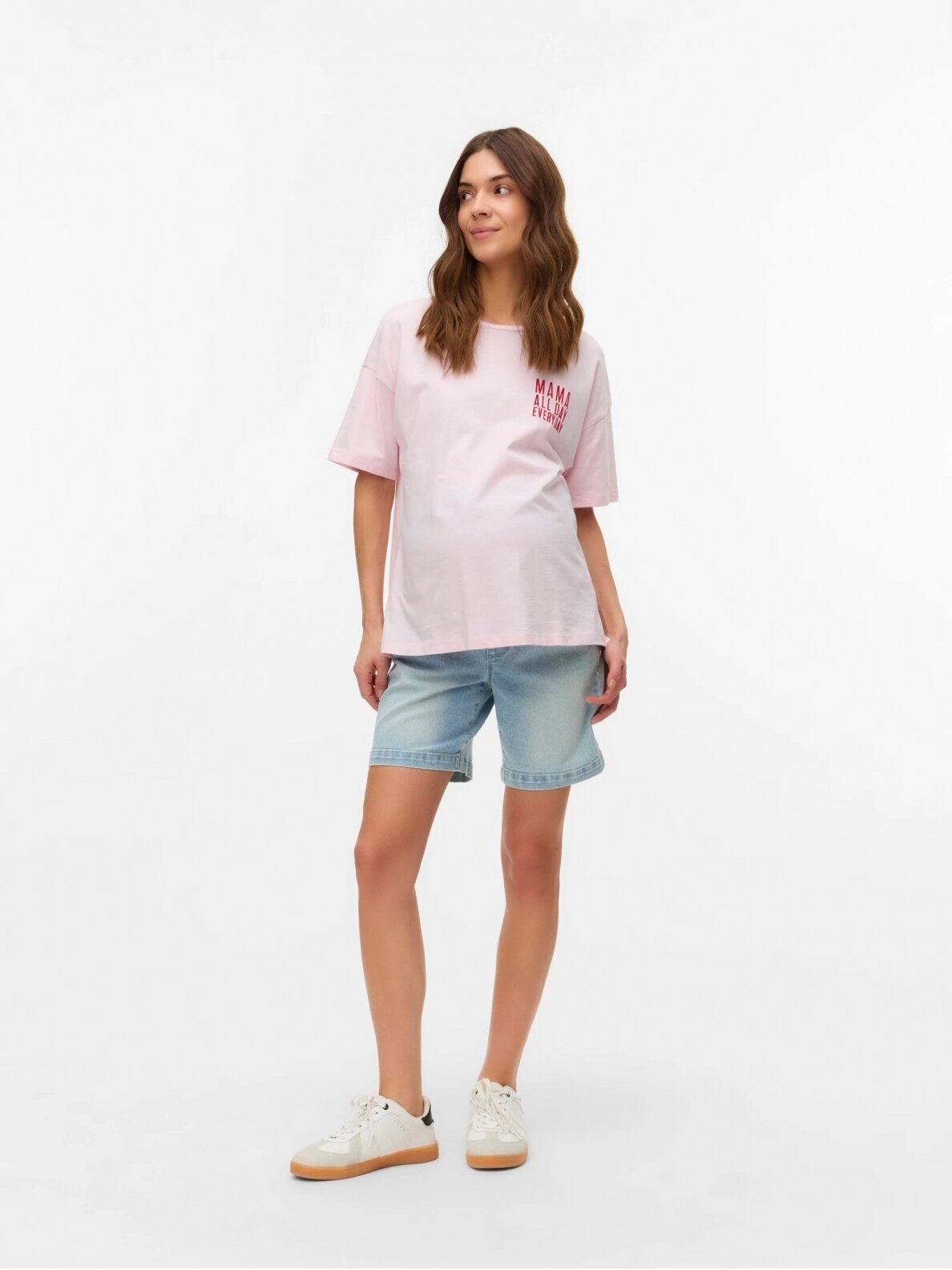 Grūtnieču šorti MLOSLO Mama;licious (light blue) 3