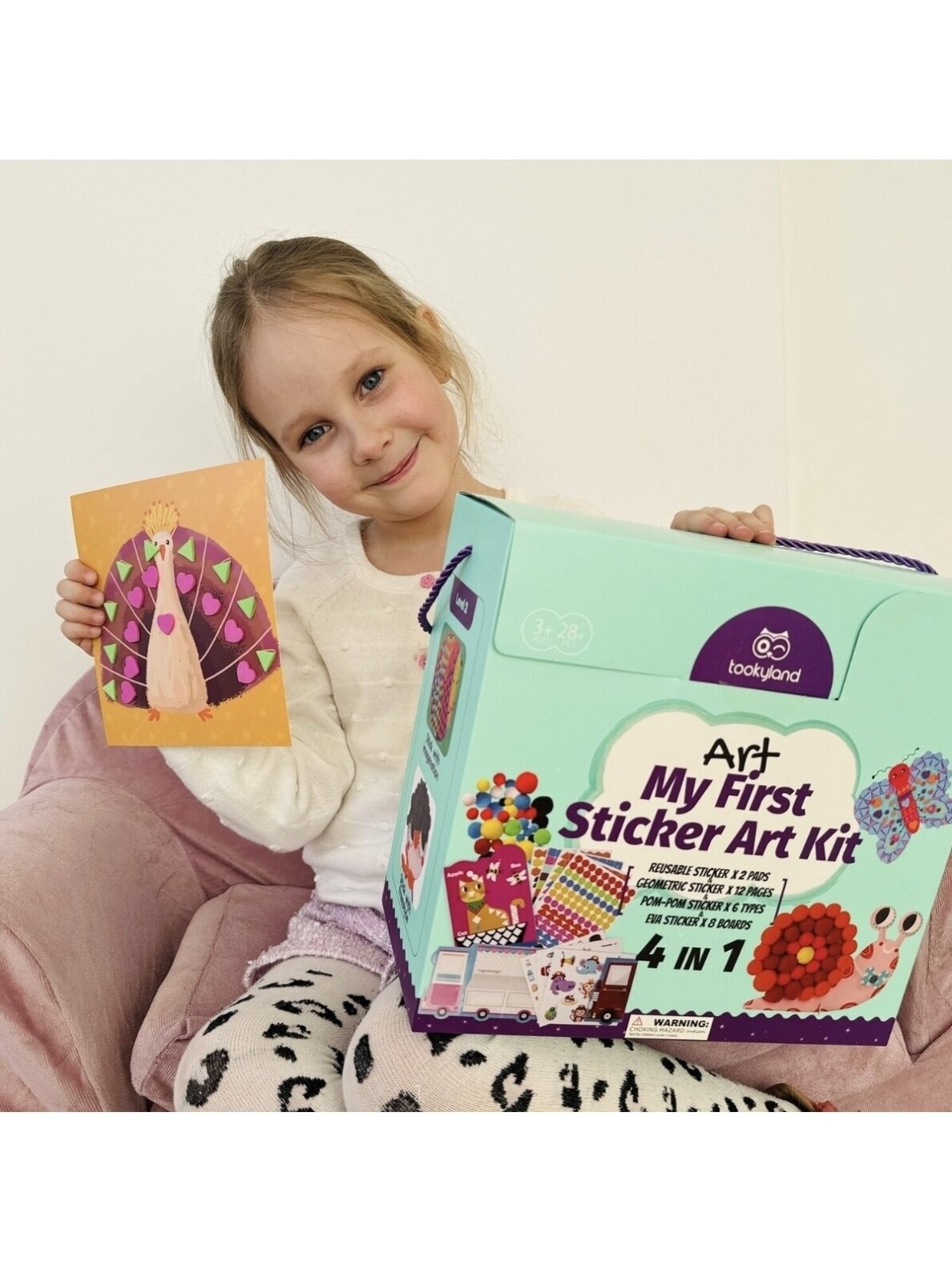 My First Sticker Art Kit 4-in-1, Tookyland 3