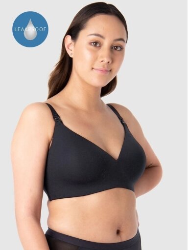 Barošanas krūšturis Leakproof Black, HotMilk