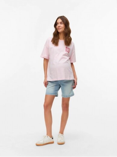 Grūtnieču šorti MLOSLO Mama;licious (light blue) 3