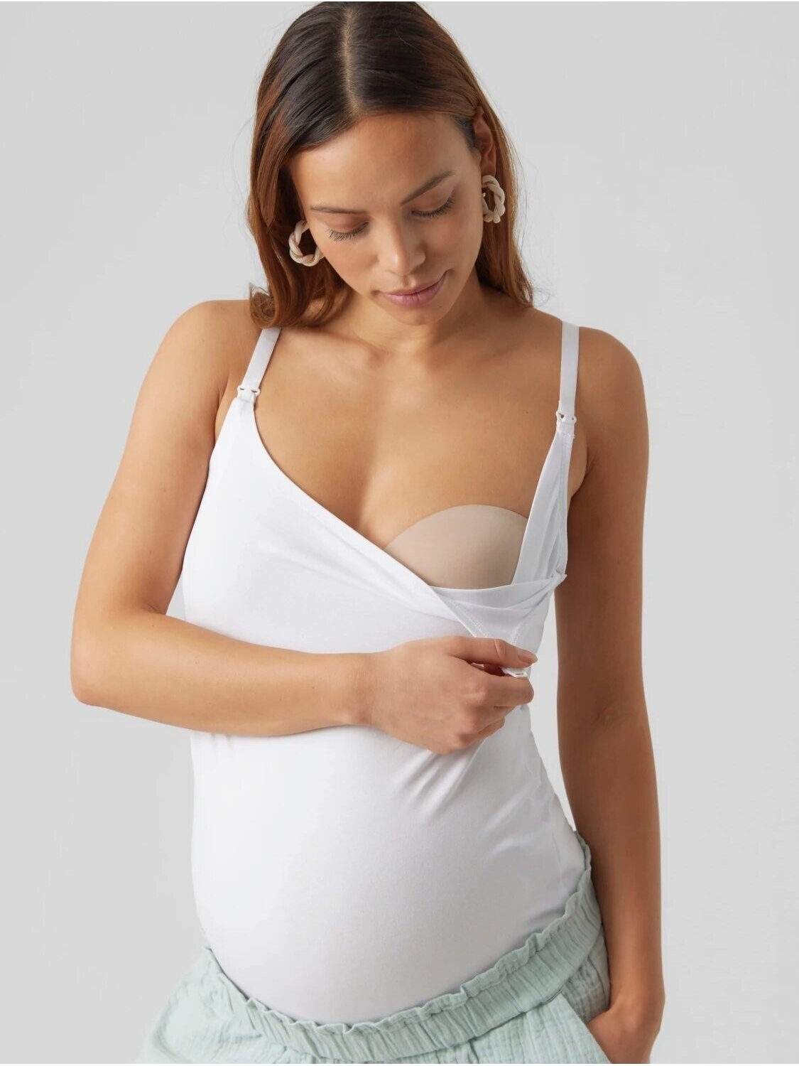 Barošanas topiņš apakškrekls, 2gab. Mama;licious (Black/white) 4