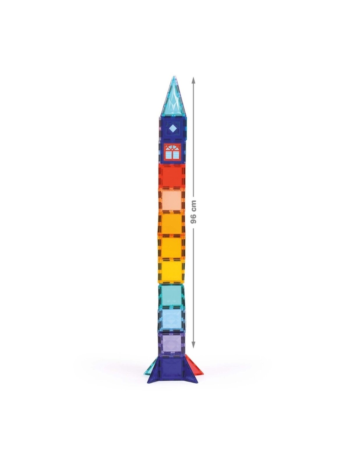 Magnētiskais konstruktoru komplekts XXL, 100 detaļas, LUDI Magnētiskais konstruktoru komplekts XXL, 100 detaļas, LUDI