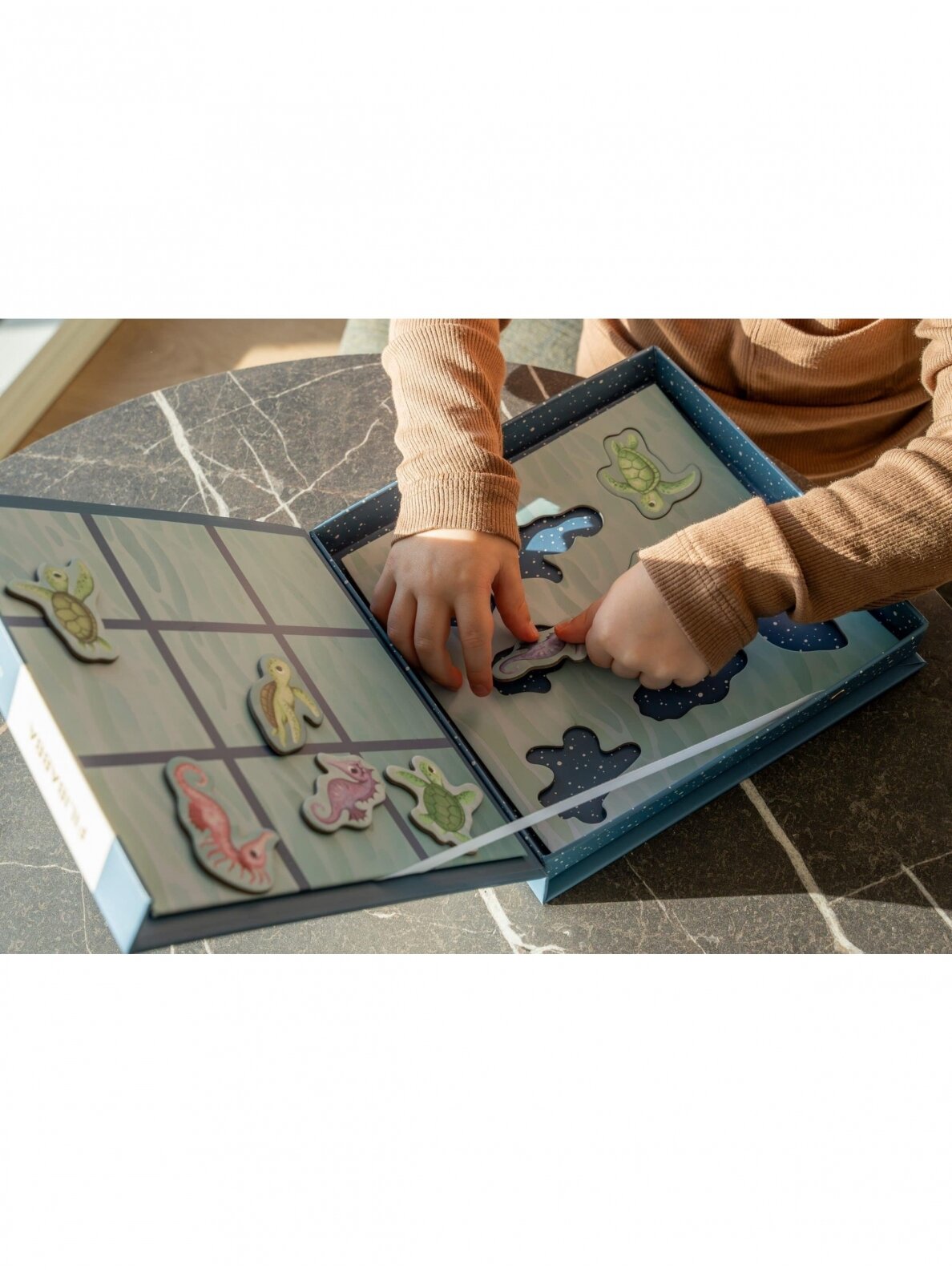 Magnetic Tic Tac Toe, Sea friends, FILIBABBA, 3+ 1
