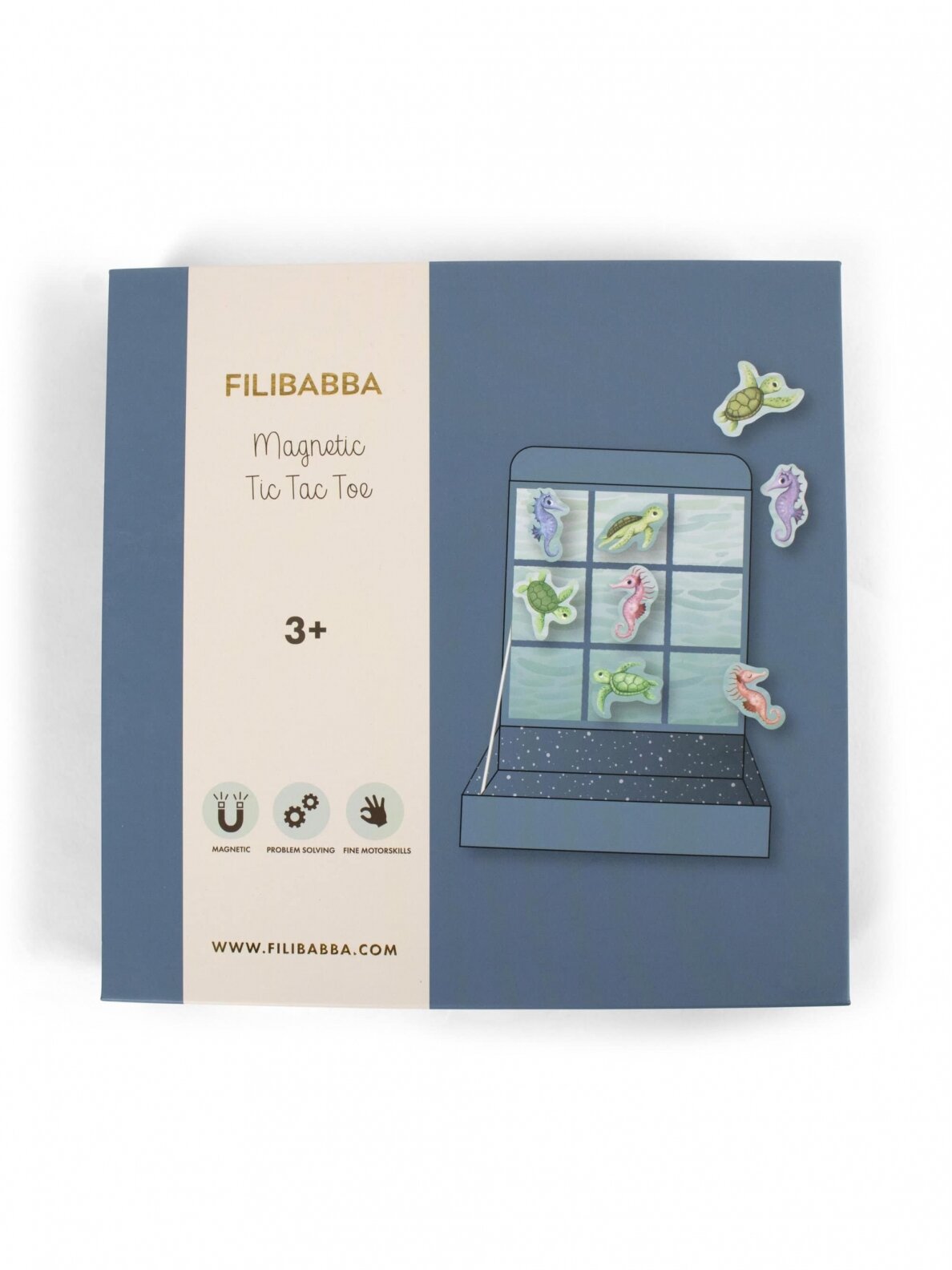 Magnetic Tic Tac Toe, Sea friends, FILIBABBA, 3+ 2 Magnetic Tic Tac Toe, Sea friends, FILIBABBA, 3+ 2