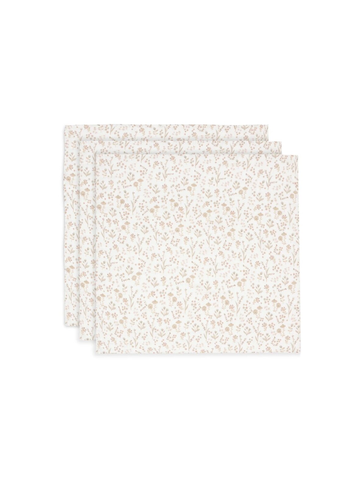 Gauze (muslin) diaper set, 3pcs., 70x70 Jollein Bloomy 1 Gauze (muslin) diaper set, 3pcs., 70x70 Jollein Bloomy 1
