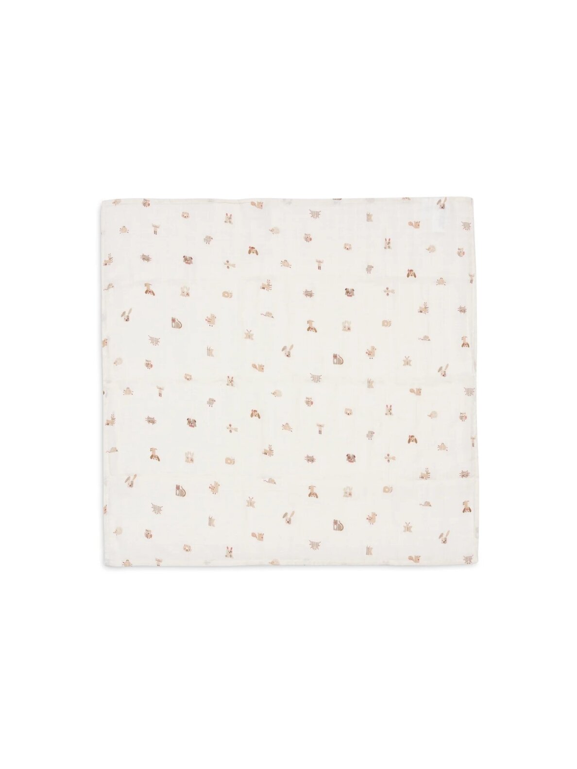 Gauze (muslin) diaper set, 3pcs., 70x70 Jollein Animal friends