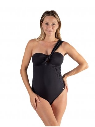 Maternity swimwear Cuba, Cache Coeur (black)