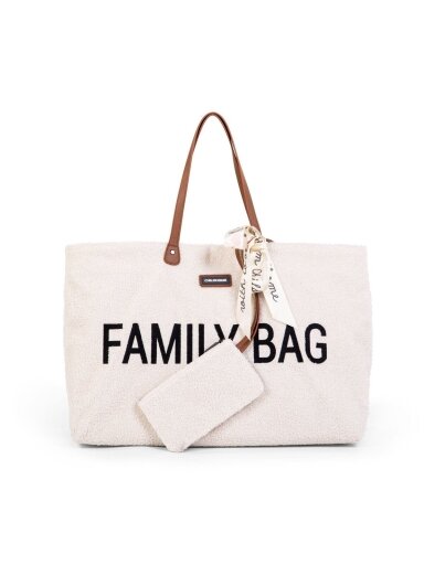 Ģimenes soma Family Bag, Teddy Off White, CHILDHOME