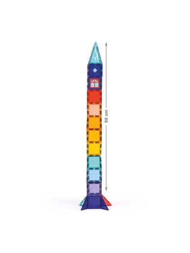 Magnētiskais konstruktoru komplekts XXL, 100 detaļas, LUDI