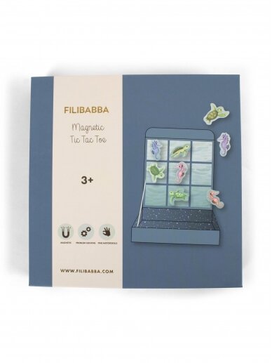Magnetic Tic Tac Toe, Sea friends, FILIBABBA, 3+ 2 Magnetic Tic Tac Toe, Sea friends, FILIBABBA, 3+ 2