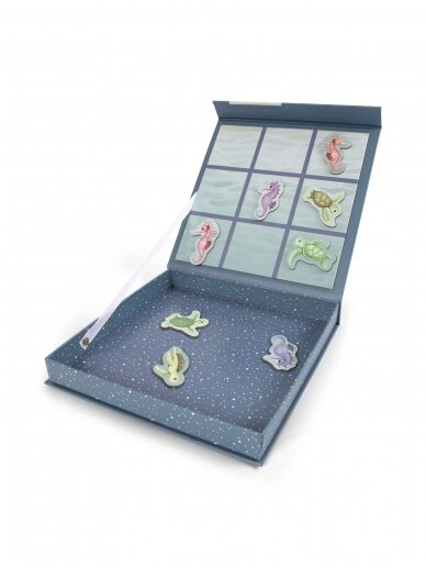 Magnetic Tic Tac Toe, Sea friends, FILIBABBA, 3+ Magnetic Tic Tac Toe, Sea friends, FILIBABBA, 3+
