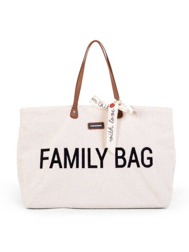Ģimenes soma Family Bag, Teddy Off White, CHILDHOME