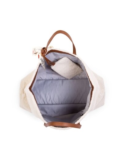 Ģimenes soma Family Bag, Teddy Off White, CHILDHOME 2 Ģimenes soma Family Bag, Teddy Off White, CHILDHOME 2
