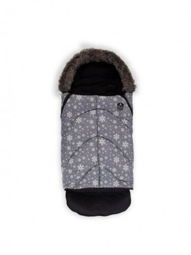 Footmuff Shiny Nylon Snow Flakes, Kikkaboo 4 Footmuff Shiny Nylon Snow Flakes, Kikkaboo 4