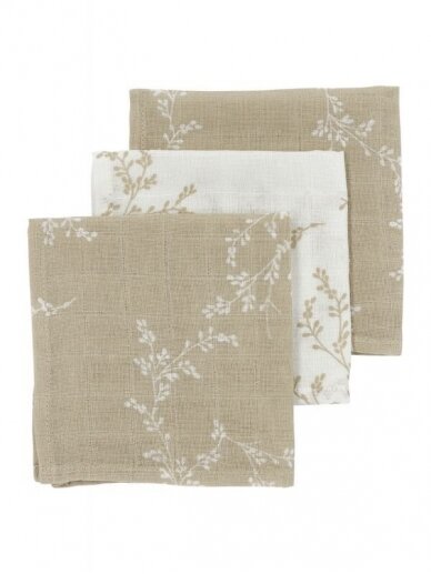 Muslīna autiņš 30x30, 3 gab., Meyco Baby Muslīna autiņš 30x30, 3 gab., Meyco Baby