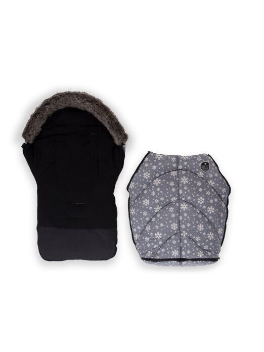 Footmuff Shiny Nylon Snow Flakes, Kikkaboo 3 Footmuff Shiny Nylon Snow Flakes, Kikkaboo 3