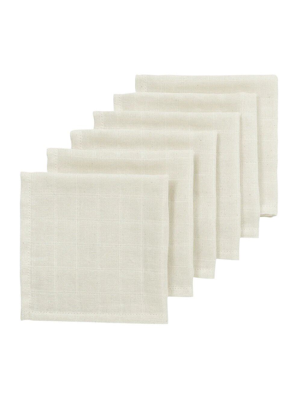 Muslin diapers set, 6 pcs. 30x30, Meyco Baby (Nature)