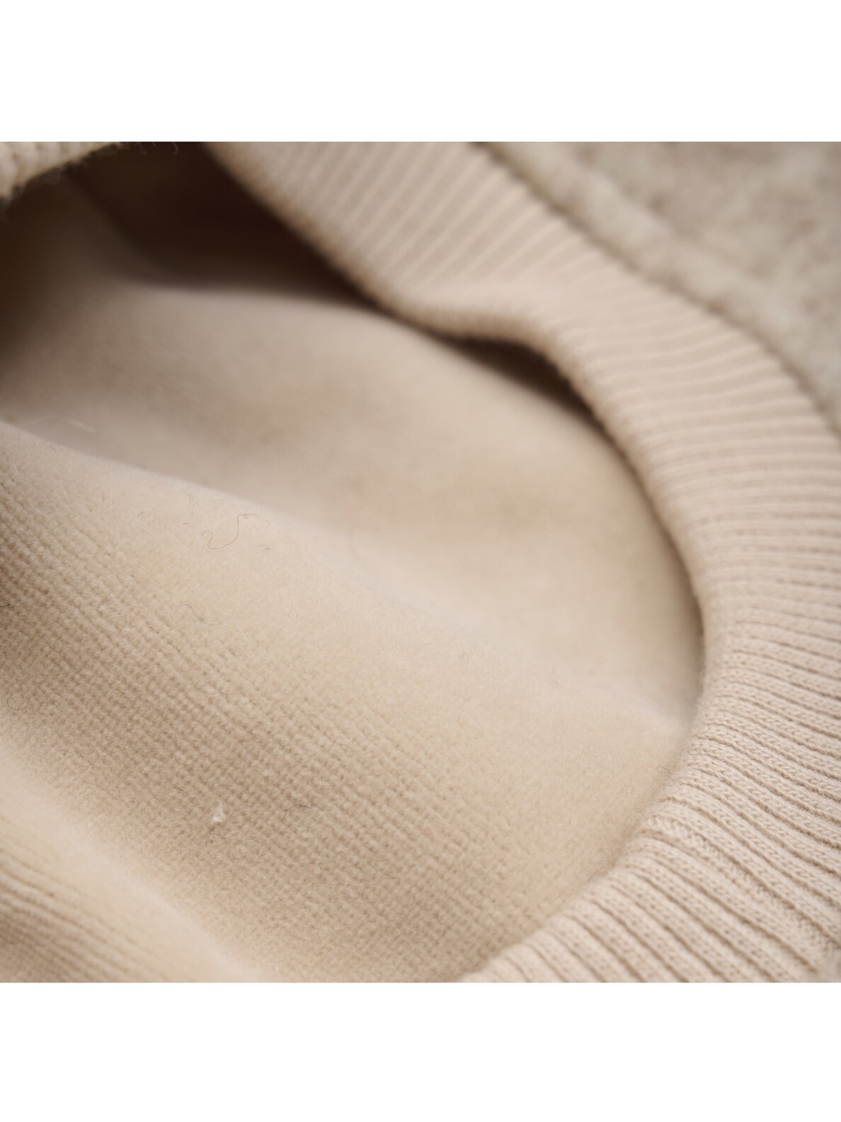 Woolen baby hat Huttelihut (Sand) 1