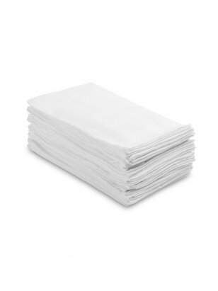 Gauze (muslin) diaper, 70x80cm, 5 pc, White,BabyMatex
