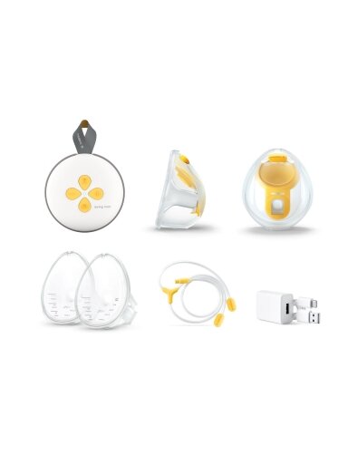 MEDELA divkāršais krūts pumpis ar uzlādējamu bateriju SWING MAXI