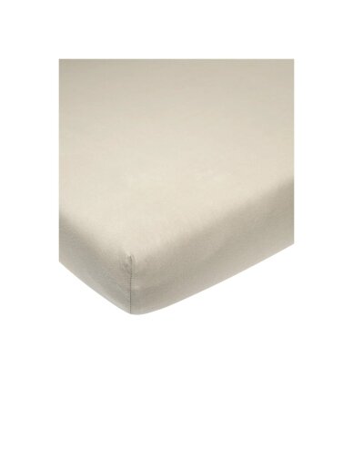 MEYCO BABY Fitted Sheet Jersey, 75x95 cm, Sand MEYCO BABY Fitted Sheet Jersey, 75x95 cm, Sand