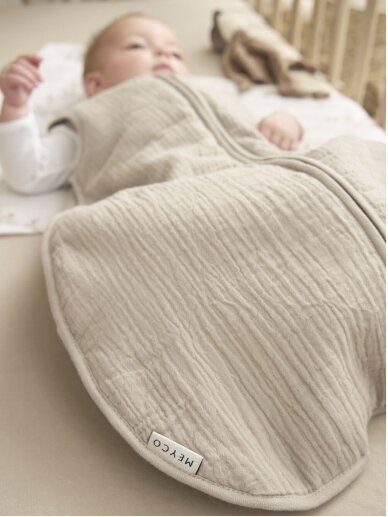 Sleeping bag for baby, 90cm TOG 2.0, Meyco Baby (Sand) 3 Sleeping bag for baby, 90cm TOG 2.0, Meyco Baby (Sand) 3