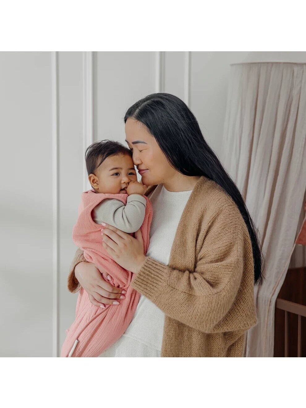Meyco Baby guļammaiss zīdainim, TOG 2.0, 90 cm, rozā 3