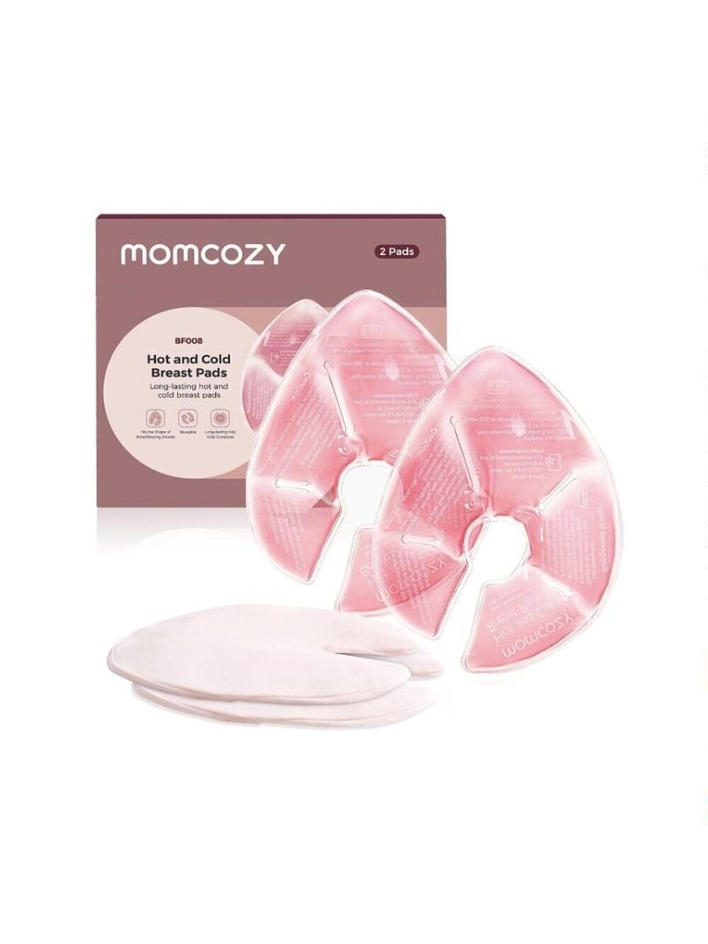 Momcozy reusable hot and cold breast pads, 2 pcs Momcozy reusable hot and cold breast pads, 2 pcs
