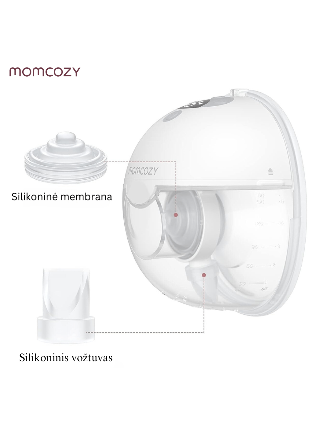Momcozy Hands Free Breast Pump M5 - Single 6