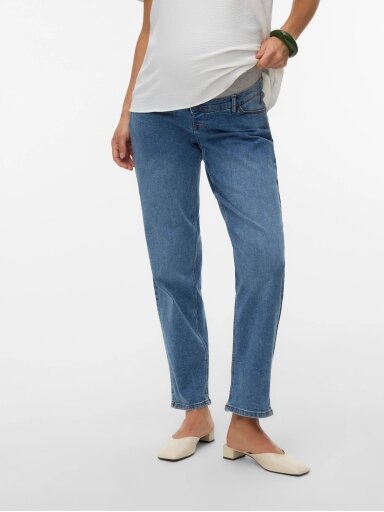 Džinsi grūtniecēm MLALBERTE, Mama;licious, (Medium blue denim)