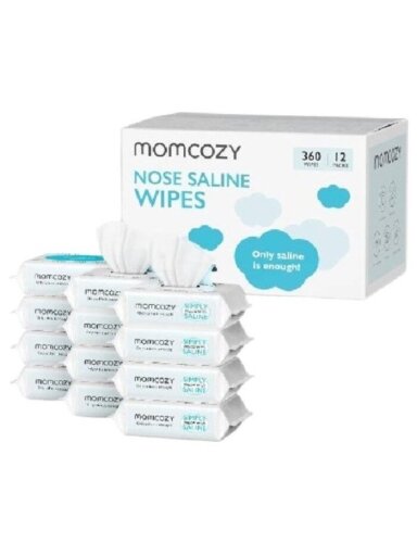 MOMCOZY MITRĀS SALVETES AR SĀLS ŠĶĪDUMU, 12 IEPAKOJUMI PA 60 GAB.