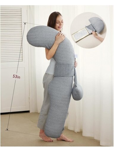 MOMCOZY GRŪTNIECES SPILVENS AR DZIESOŠU AUDUMU, F FORMAS