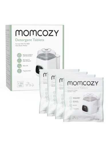 MOMCOZY PUDEĻU MAZGĀJAMĀS KLEANPAL PRO MAZGĀŠANAS TABLETES, 120 GAB.