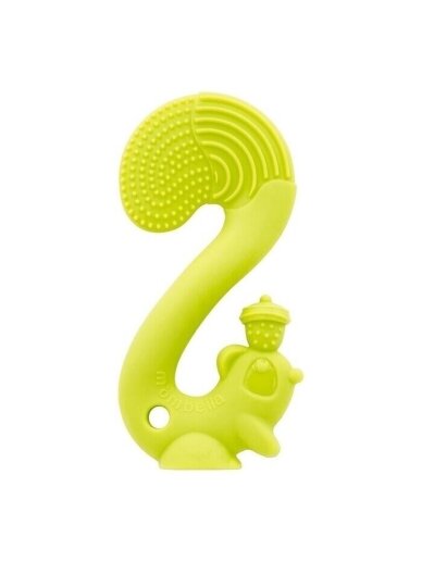 MOMBELLA teether SQUIRREL, green, 3 months+, P8061 MOMBELLA teether SQUIRREL, green, 3 months+, P8061