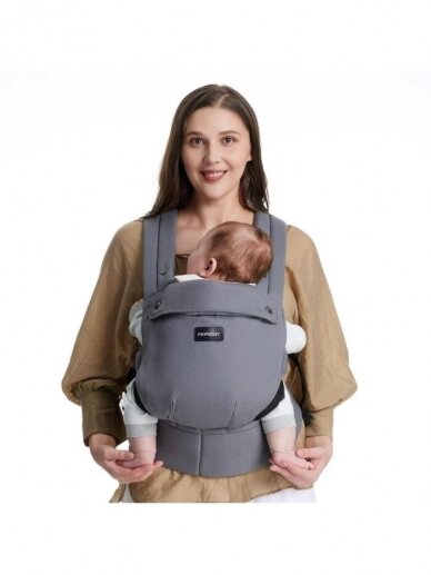 Momcozy ergonomic baby carrier (Grey) 3