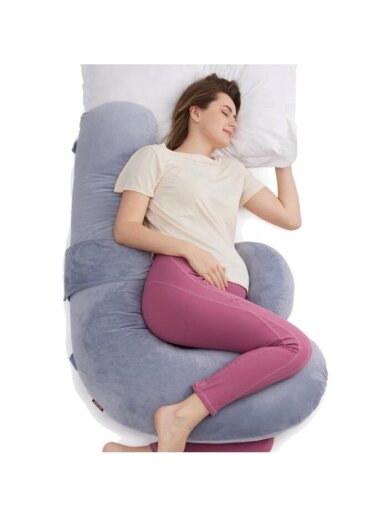 MOMCOZY pillow for pregnant and nursing women, F-shaped