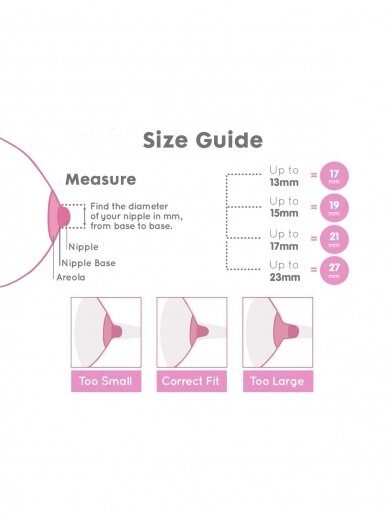 Pippeta Flange 27mm forCompact Breast Pump, 1 psc 2 Pippeta Flange 27mm forCompact Breast Pump, 1 psc 2