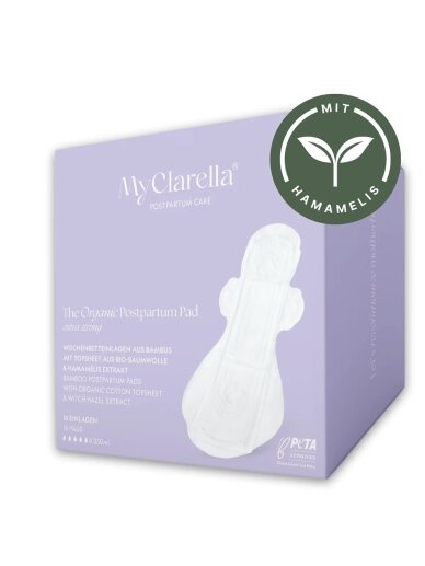 The Organic Postpartum Pad - Extra Strong (Pack of 16) - Witch Hazel