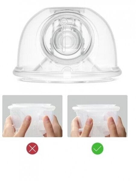 Momcozy Breast Pump Overall Collector Cup for S9 Pro/S12 Pro (24mm Single Sealed Flange) 1