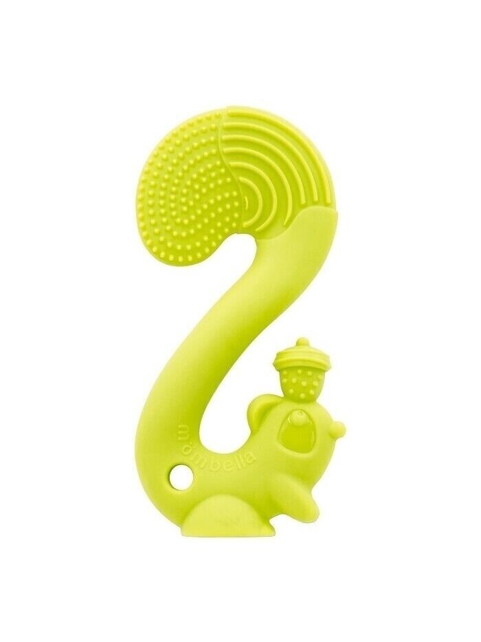 MOMBELLA teether SQUIRREL, green, 3 months+, P8061 MOMBELLA teether SQUIRREL, green, 3 months+, P8061