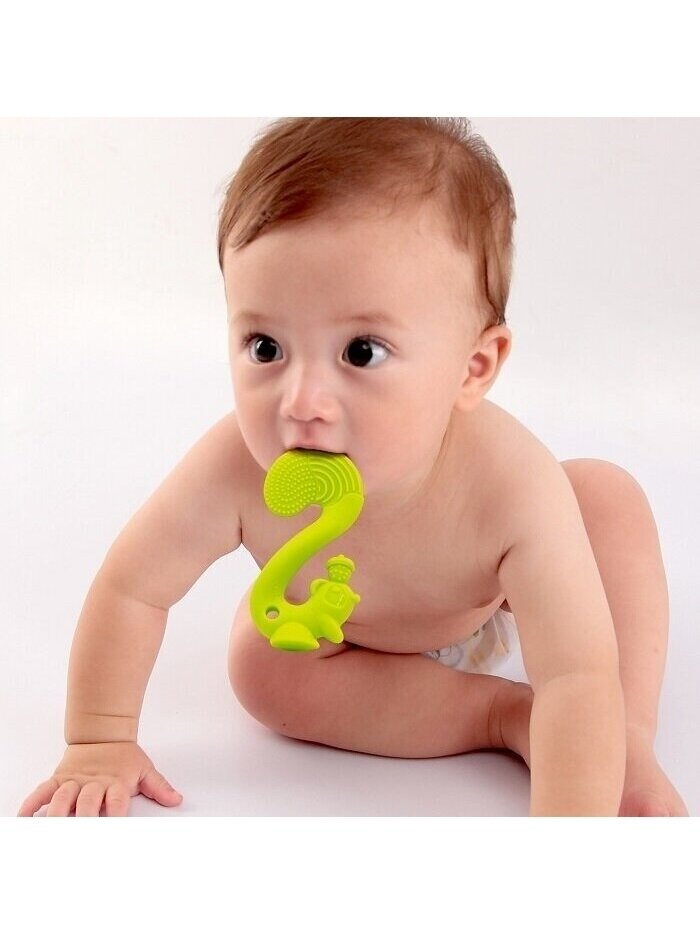 MOMBELLA teether SQUIRREL, green, 3 months+, P8061 1 MOMBELLA teether SQUIRREL, green, 3 months+, P8061 1