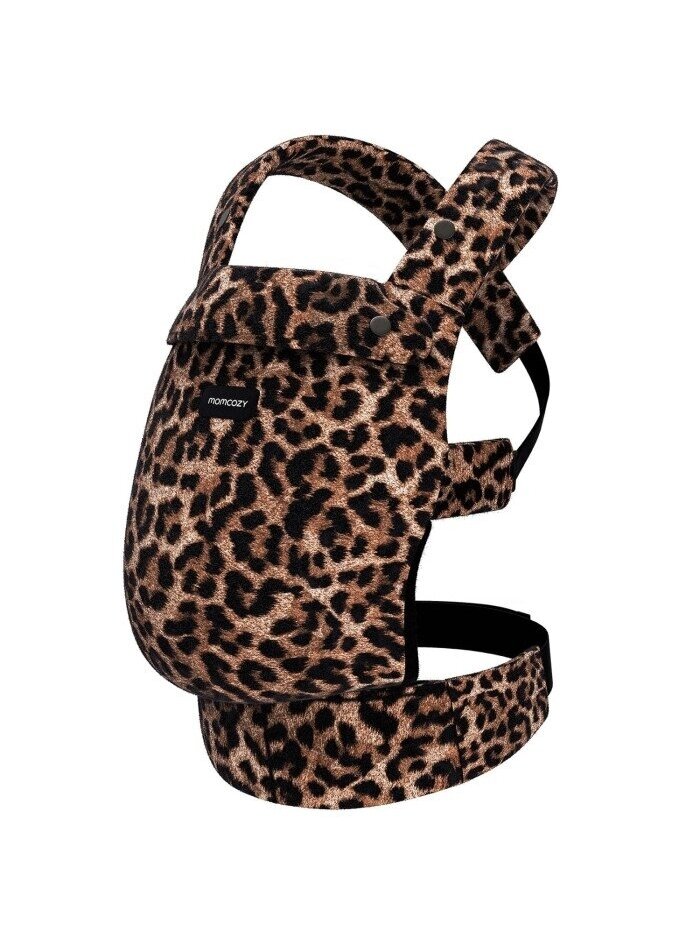 Ergonomiska bērna nēsāšanas ķengursoma - leoparda raksts