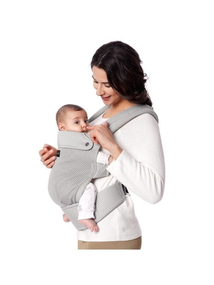 Momcozy ergonomic baby carrier with mesh (Gray) 1 Momcozy ergonomic baby carrier with mesh (Gray) 1