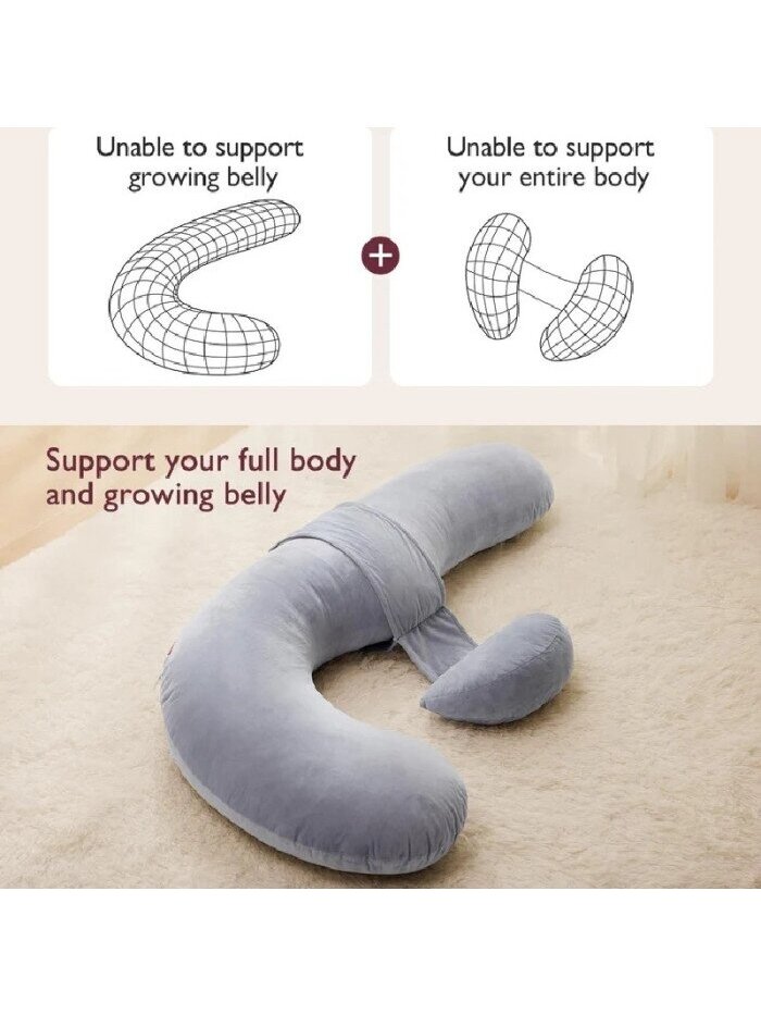 MOMCOZY pillow for pregnant and nursing women, F-shaped 4 MOMCOZY pillow for pregnant and nursing women, F-shaped 4