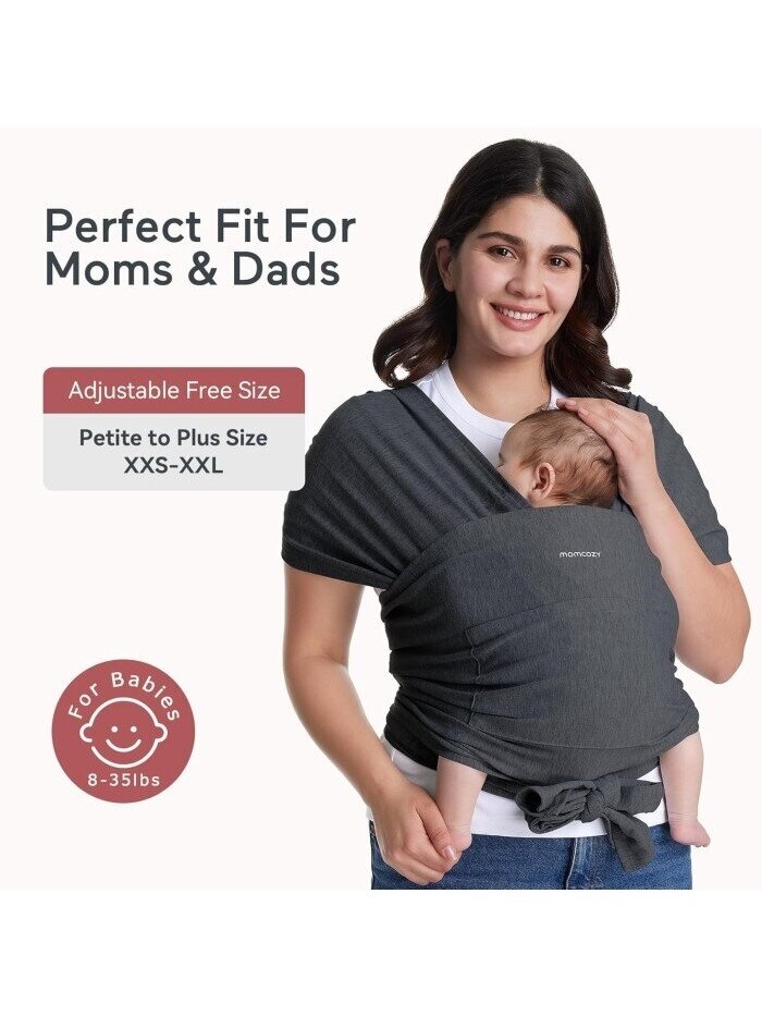 Momcozy baby carrier (Gray) (Kopija)
