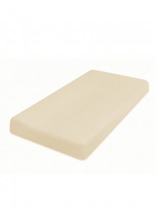 Muslin sheet with rubber, 60x120, by BM (beige)