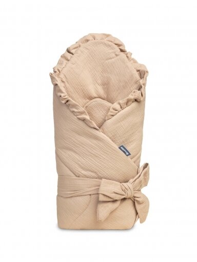 Baby muslin envelope 90x90, Sensillo (Beige) Baby muslin envelope 90x90, Sensillo (Beige)