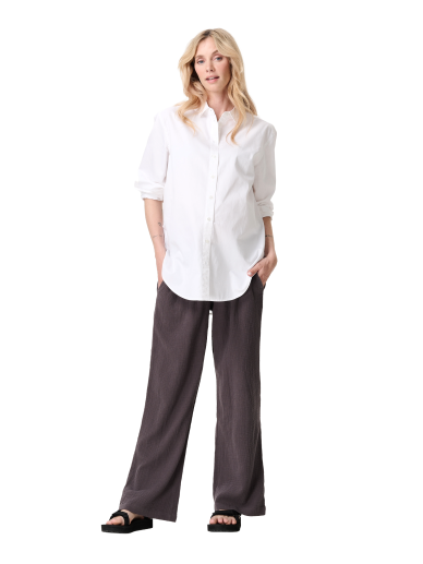 Muslin maternity pants Noppies (Forged iron) Muslin maternity pants Noppies (Forged iron)