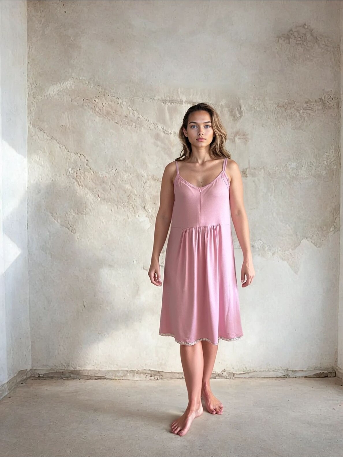 Nightwear for pregnant and nursing women, Milami, Gudo (Pink) Nightwear for pregnant and nursing women, Milami, Gudo (Pink)